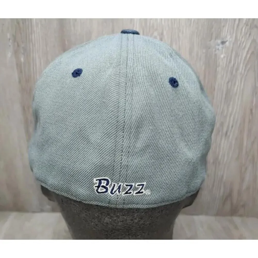 Georgia Tech Men's Hat Colosseum Sz 7 1/4 NCAA Fitted Cap Gray‎ Embroidered Logo